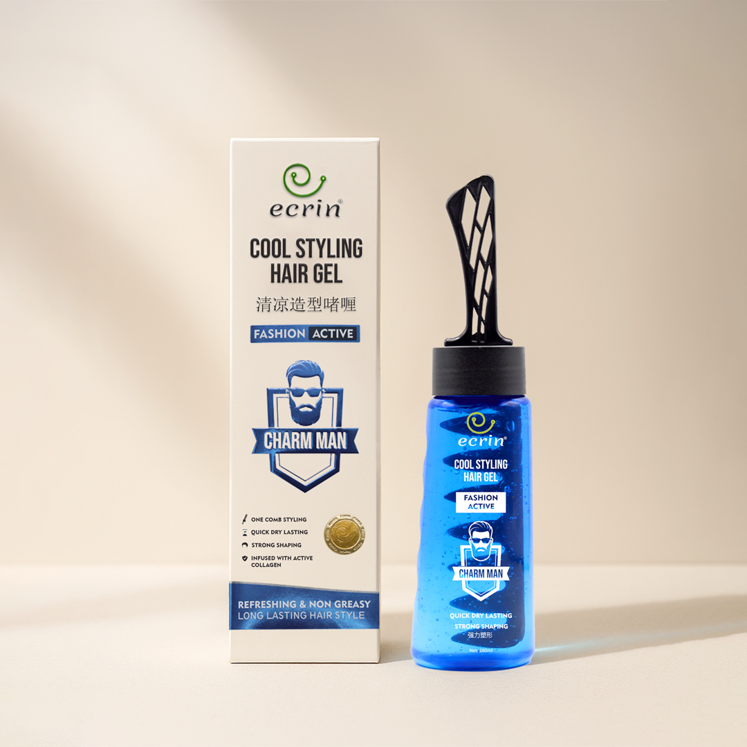 ECRIN COOL STYLING HAIR GEL WITH ACTIVE COLLAGEN-280 ml
